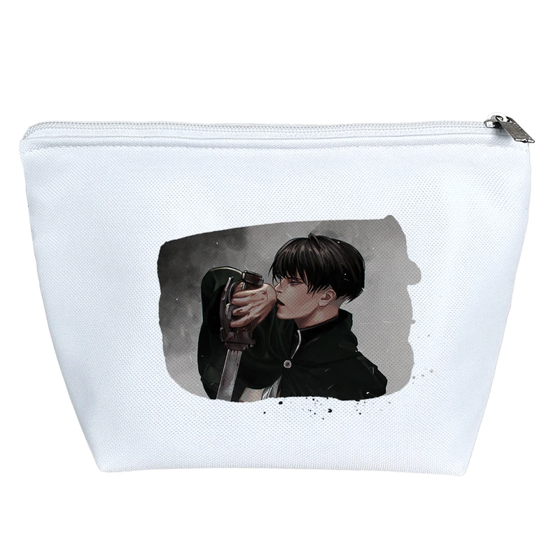 کیف لوازم آرایش دخترانه خندالو مدل لیوای آکرمن انیمه اتک آن تایتان کد 984