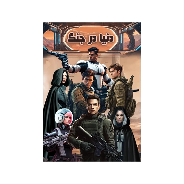 کتاب  دنیا در جنگ اثر کیان حوضی نشر متخصصان