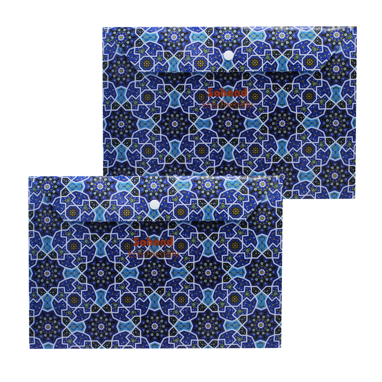 پوشه دکمه دار سهند مدل 0371P3 بسته 2 عددی