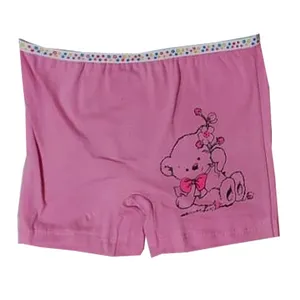 شورت دخترانه طرح خرسی رنگ صورتی