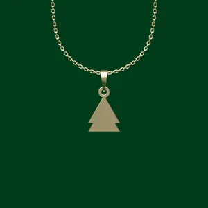 گردنبند طلا 18 عیار زنانه مدوپد مدل درخت کد FF2-1-1069