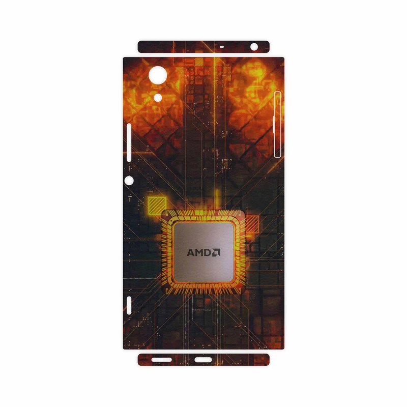 برچسب پوششی ماهوت مدل AMD Brand-FullSkin مناسب برای گوشی موبایل سونی Xperia XA1