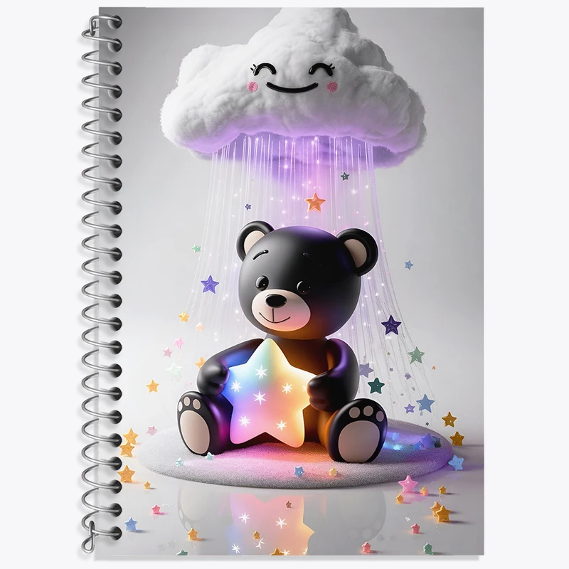 دفتر لغت 50 برگ خندالو طرح خرس کیوت کد N4064