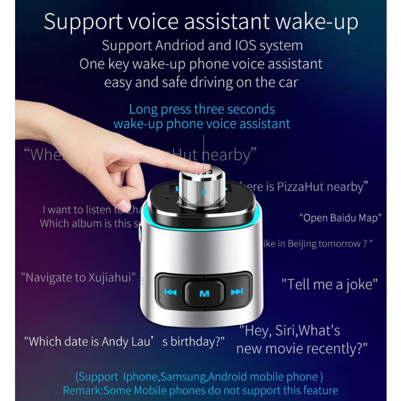 پخش کننده اف ام و شارژر فندکی خودرو مدل BC42