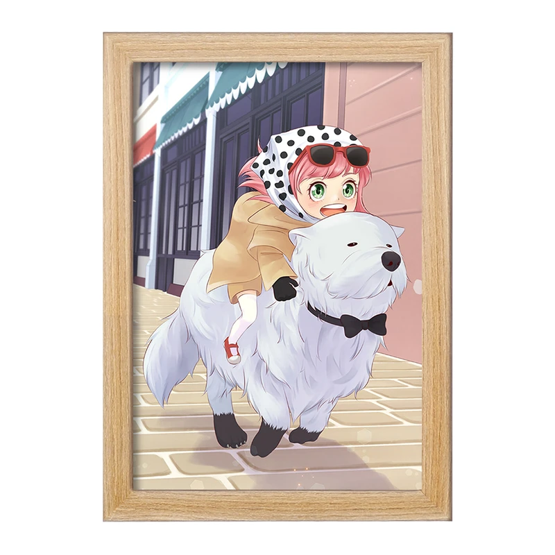 تابلو خندالو مدل آنیا انیمه اسپای ایکس فمیلی کد F1159