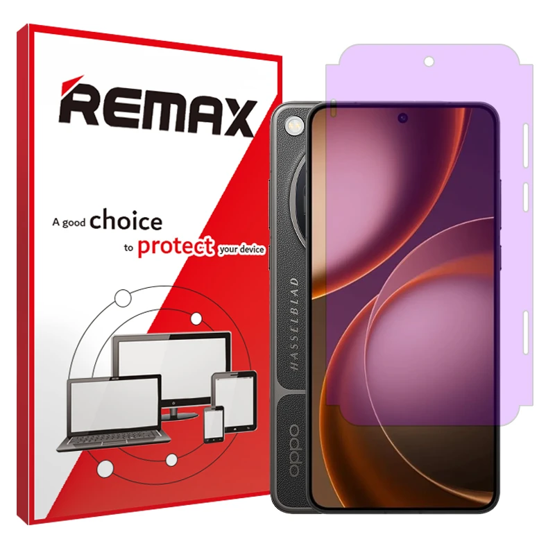 محافظ صفحه نمایش ریمکس مدل ۳۶۰ درجه فول مناسب برای گوشی موبایل اوپو Find X9 Ultra