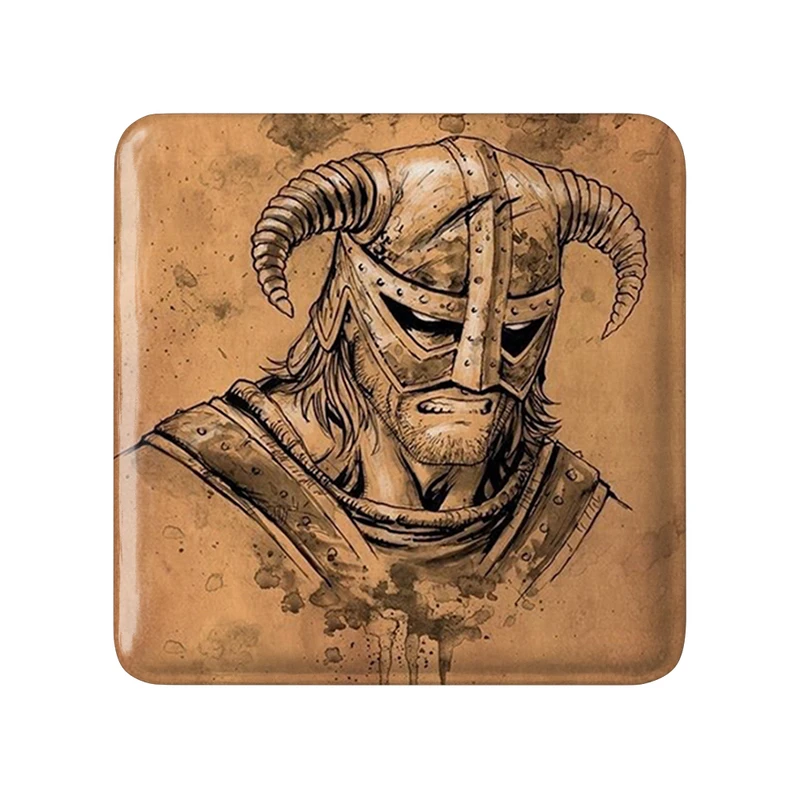 مگنت خندالو طرح بازی اسکایریم (Skyrim) مدل مربعی کد 32767