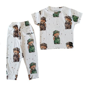 ست تی شرت و شلوار بچگانه مدل تدی 