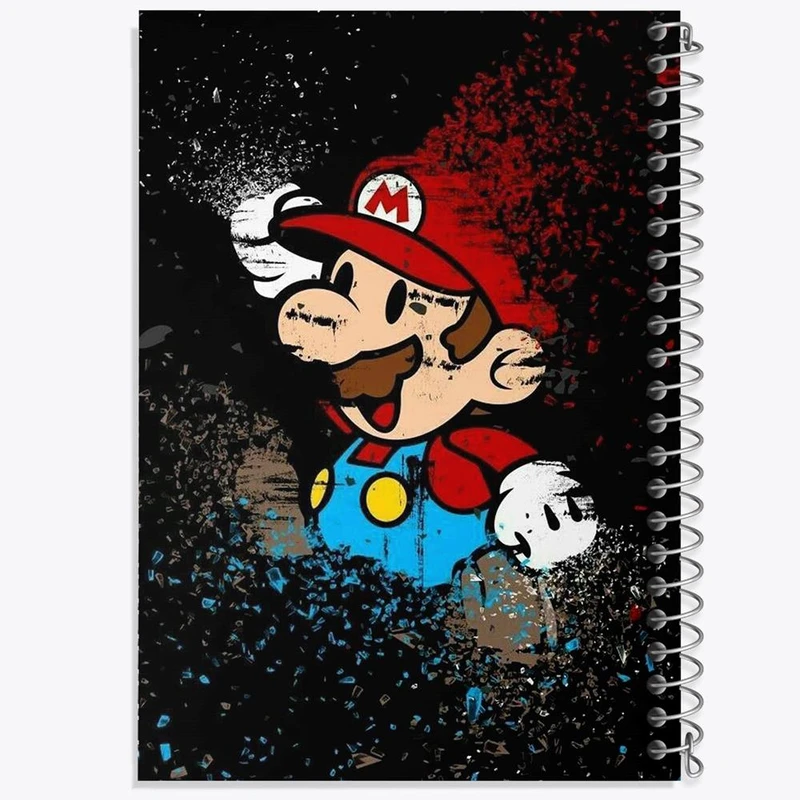 دفتر لیست خرید 50 برگ خندالو طرح سوپر ماریو کد 30441