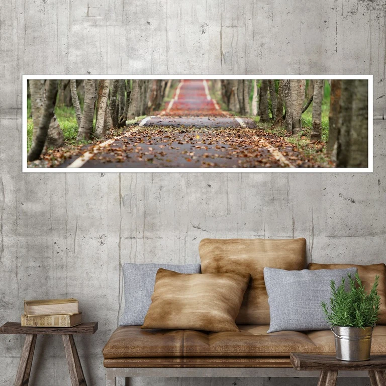 تابلو بکلیت طرح برگ های پاییزی مدل کشیده W-7578