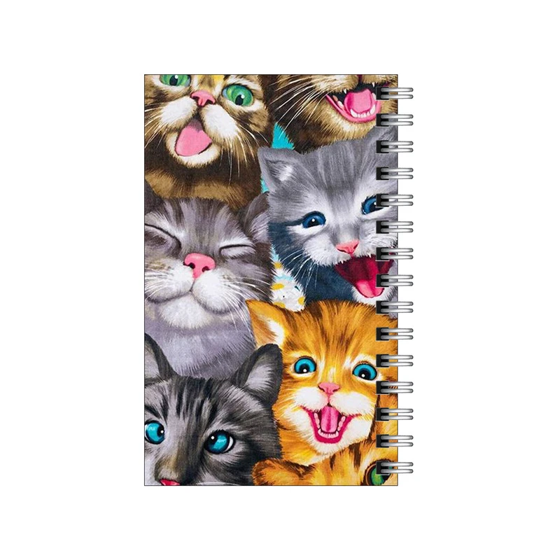 دفترچه یادداشت مدل to do list طرح گربه های خوشحال کد 4449373