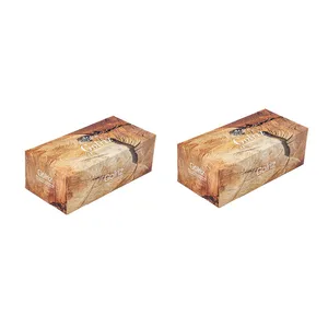  دستمال کاغذی 150 برگ گلریز مدل Wood مجموعه 2 عددی