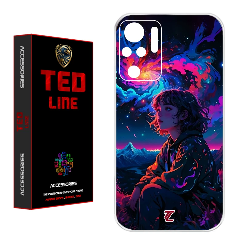 کاور تدلاین طرح دختر کد 1197 مناسب برای گوشی موبایل شیائومی Redmi Note 10 4G / Note 10S / Poco M5S