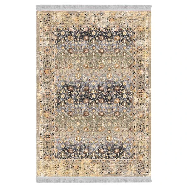 فرش پارچه‌ای دفه مدل  فرشینه طرح مدرن کد  256