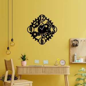ساعت دیواری ماهوت طرح چرخ دنده کد 051