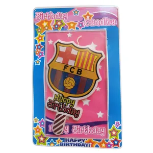 شمع تولد طرح بارسلونا