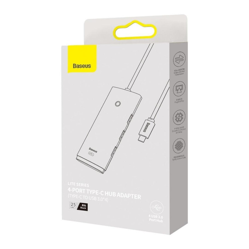 هاب 4 پورت USB-C باسئوس مدل BS-OH015