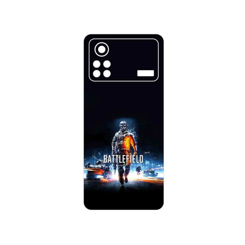 برچسب پوششی ماهوت مدل Battlefield Game Series مناسب برای گوشی موبایل شیائومی Poco X4 Pro 5G