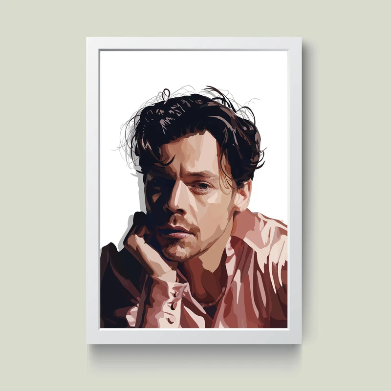 تابلو مدل هری استایلز Harry Styles کد S0648-w