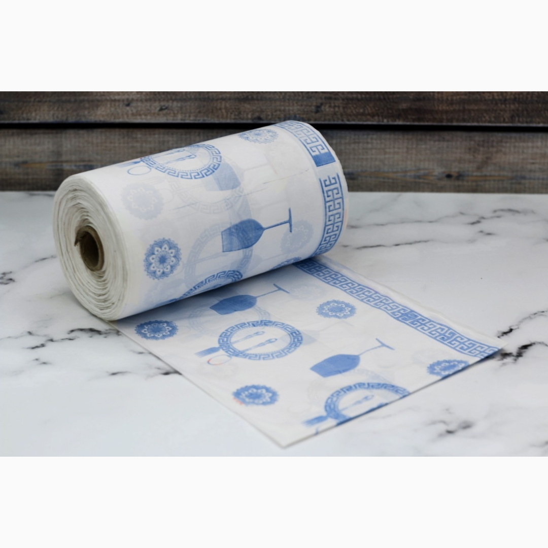 سفره یکبارمصرف پلیکان مدل ضخیم رول 1000 متری