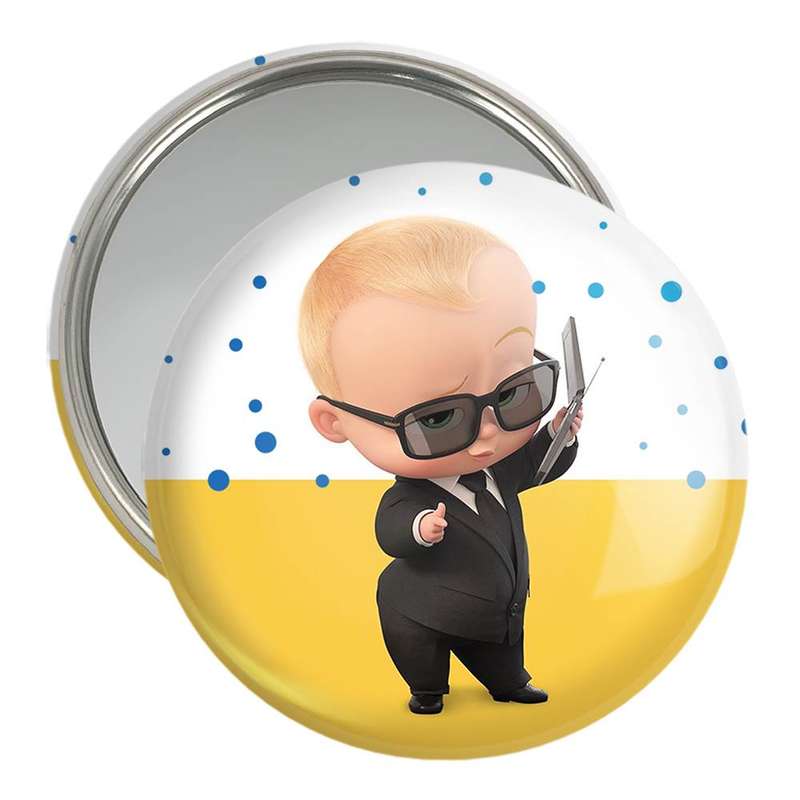 آینه جیبی خندالو مدل بچه رئیس Boss Baby کد 12521 آینه جیبی خندالو مدل بچه رئیس Boss Baby کد 12521