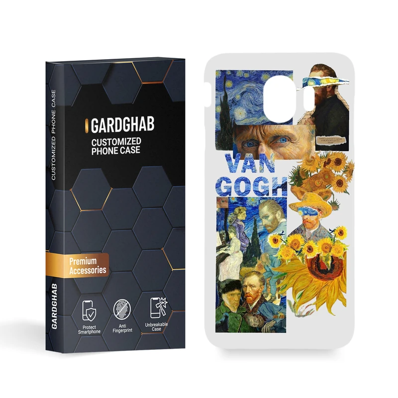 کاور گارد قاب مدل هنری مناسب برای گوشی موبایل سامسونگ Galaxy J4 2018