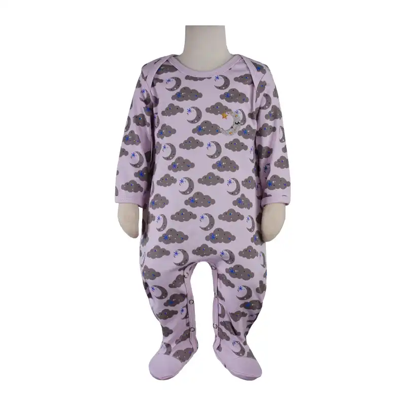 ست سرهمی و کلاه نوزادی آدمک مدل ابر و ماه رنگ صورتی