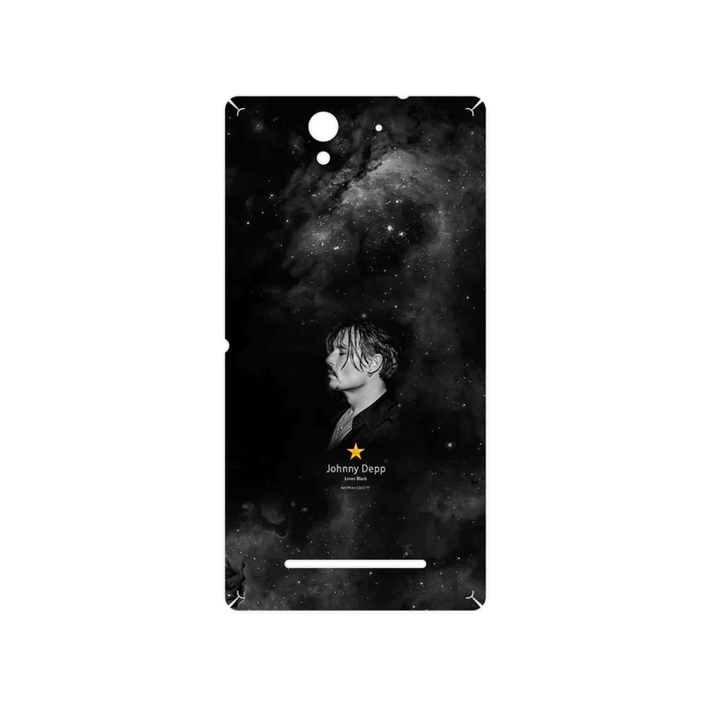 برچسب پوششی ماهوت مدل Johnny Depp مناسب برای گوشی موبایل سونی Xperia C3 Dual