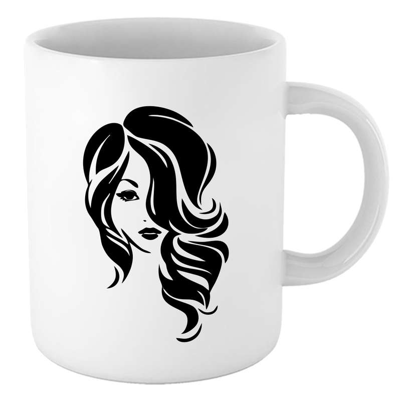 ماگ سرامیکی طرح دختر کد 543001