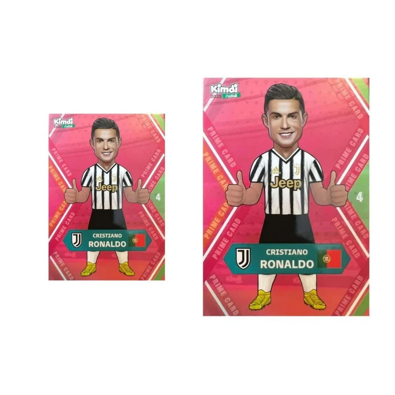 اسباب بازی زینتی کیمدی مدل رونالدو 2025 به همراه برچسب