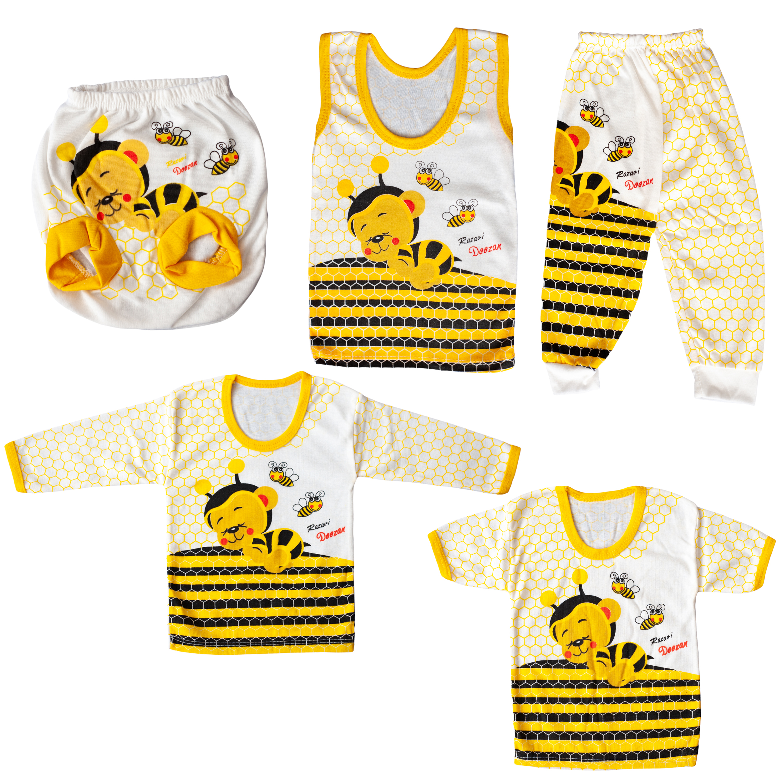 نقد و بررسی ست 5 تکه لباس نوزادی کد A15 توسط خریداران