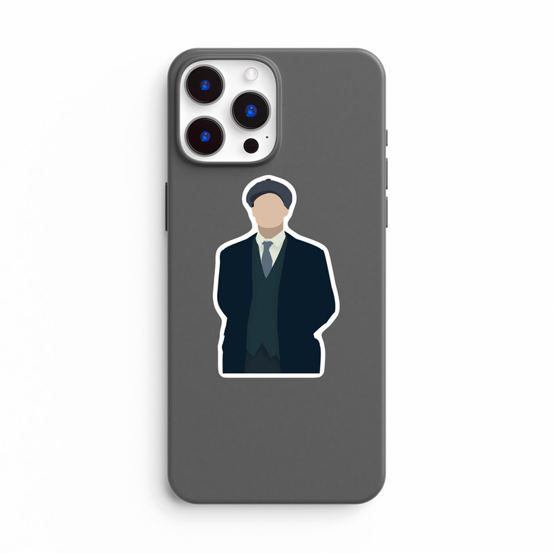 استیکر لپ تاپ و موبایل بووم طرح Tommy Shelby کد VR11