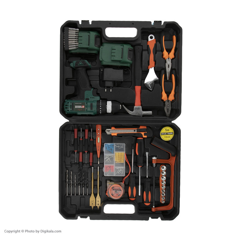 مجموعه 49 عددی ابزار پارکساید مدل 001 مجموعه 49 عددی ابزار پارکساید مدل 001