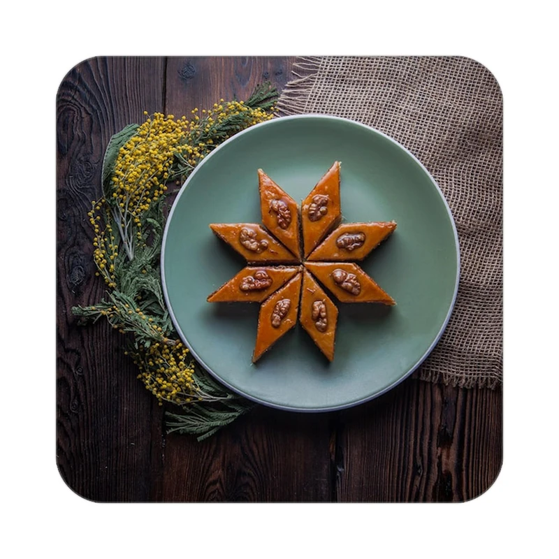 زیر لیوانی کاکتی طرح گل مدل mp18991