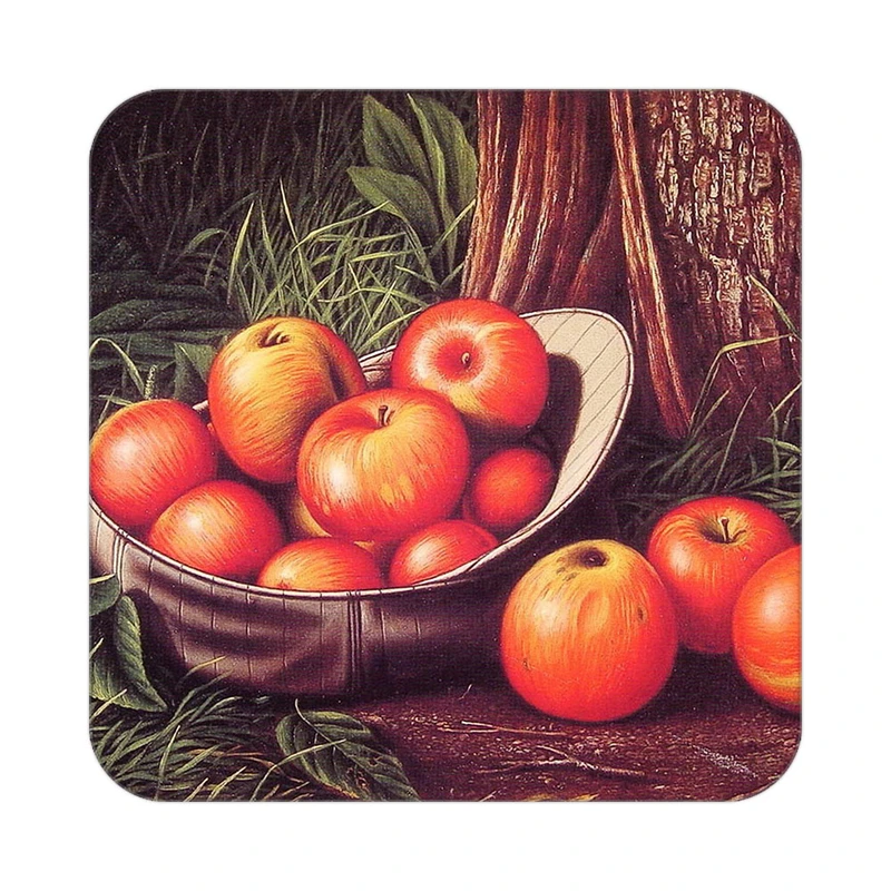 زیر لیوانی کاکتی طرح نقاشی رنگ روغن مدل mg10440