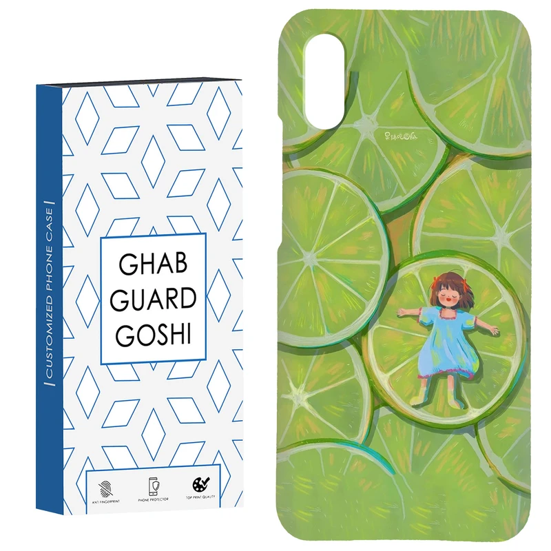 کاور قاب گارد گوشی طرح دختر لیمویی کد Dimo-258 مناسب برای گوشی موبایل شیائومی Redmi 9A / 9i