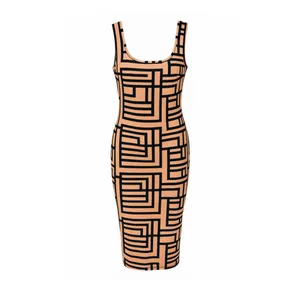 پیراهن یقه گرد زنانه مدل سوزان