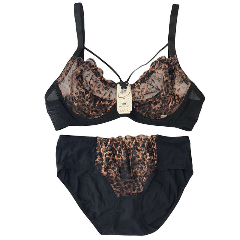 ست شورت و سوتین زنانه لعيا مدل فنردار هارنس دار 02