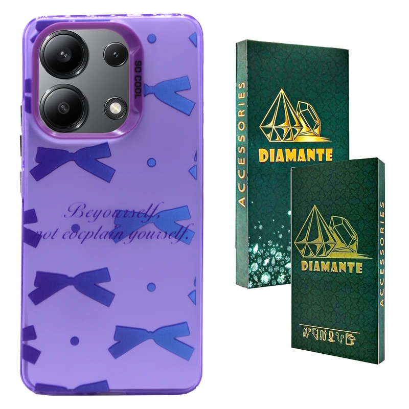 کاور دیامانته مدل Papillon Gn مناسب برای گوشی موبایل شیائومی Redmi Note 14s