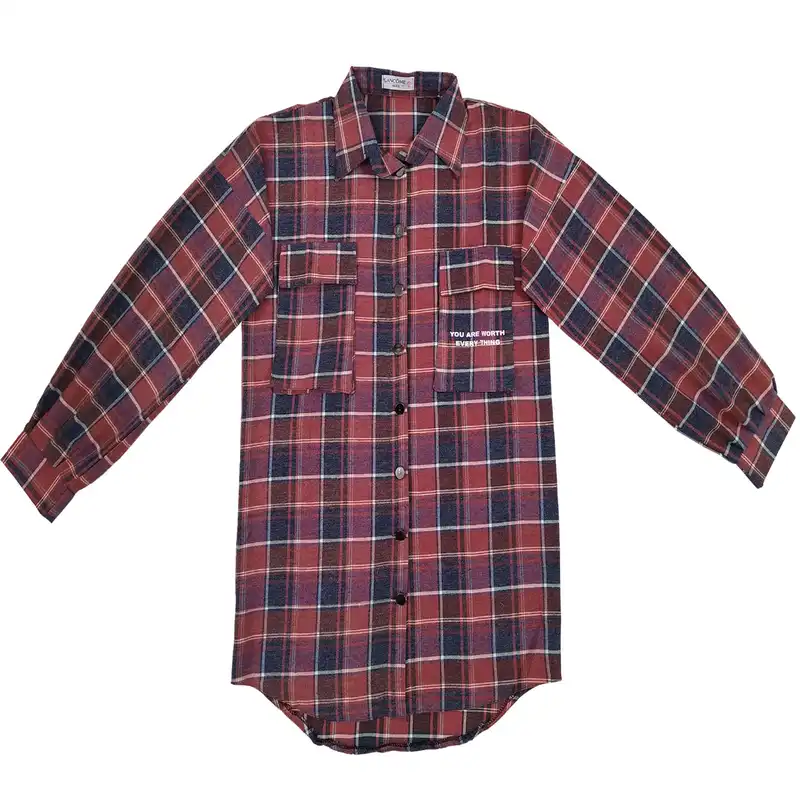 مانتو زنانه مدل چهارخانه کد gh