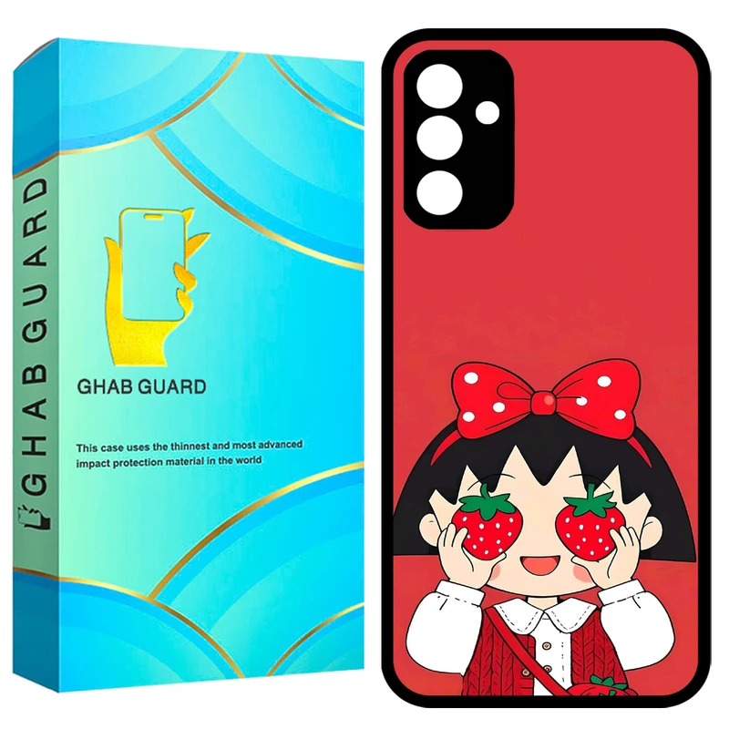 کاور قاب گارد طرح توت فرنگی مدل GCHPA34 مناسب برای گوشی سامسونگ Galaxy A34 5G