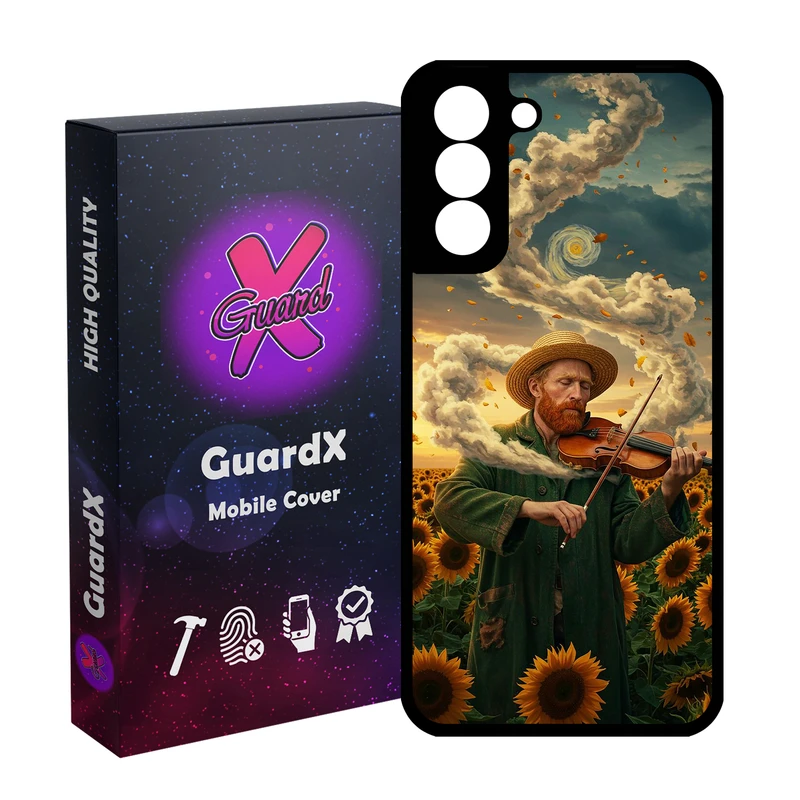 کاور گارد ایکس طرح ویولن ونگوگ مدل 10906 مناسب برای گوشی موبایل سامسونگ Galaxy S21 FE