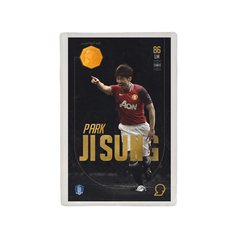 طلا گرمی 18 عیار مدوپد مدل JI SUNG طرح فوتبالی 2025 کد SO10058