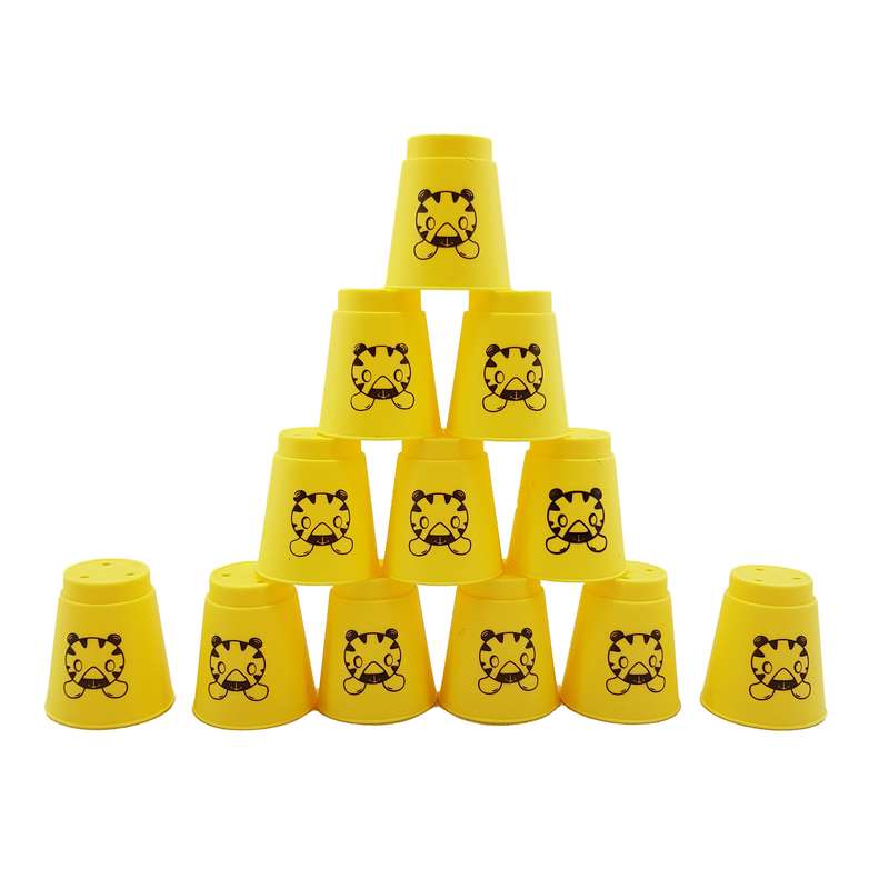 بازی فکری لیوان چینی مدل رپید کاپ کد x5 بسته 12 عددی