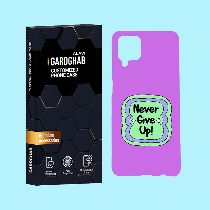 کاور گارد قاب علوی مدل متن مناسب برای گوشی موبایل سامسونگ Galaxy A12