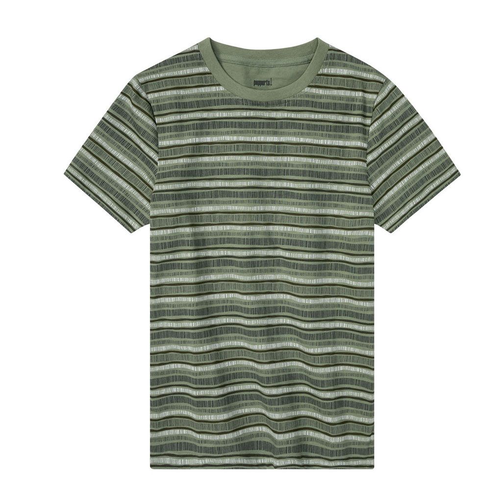 تی شرت آستین کوتاه پسرانه پیپرتس مدل راه راه کد SMB250 -  - 1