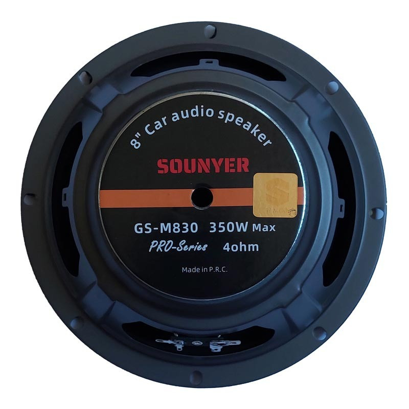میدبیس پشت خودرو سونیر مدل GS-M830 SOUNYER سایز 8 اینچ مجموعه 2 عددی