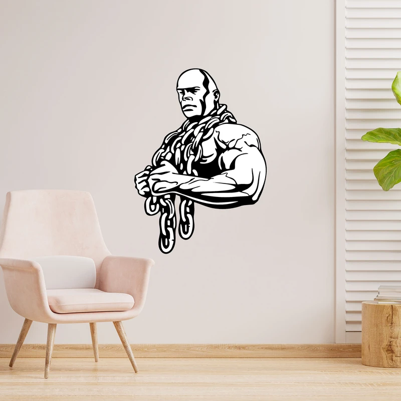 دیوارکوب طرح ورزشکار و بدنسازی مدل A1735-3550