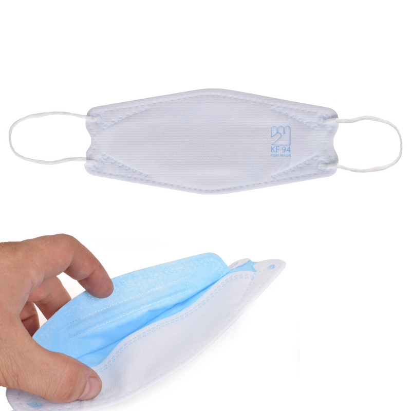 ماسک تنفسی مدل سه بعدی پنج لایه KF94-BL5 بسته 5 عددی
