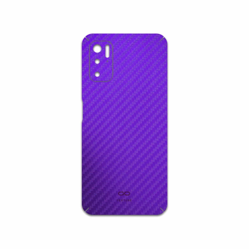 برچسب پوششی ماهوت مدل Purple-Fiber مناسب برای گوشی موبایل شیائومی Poco M3 Pro 5G